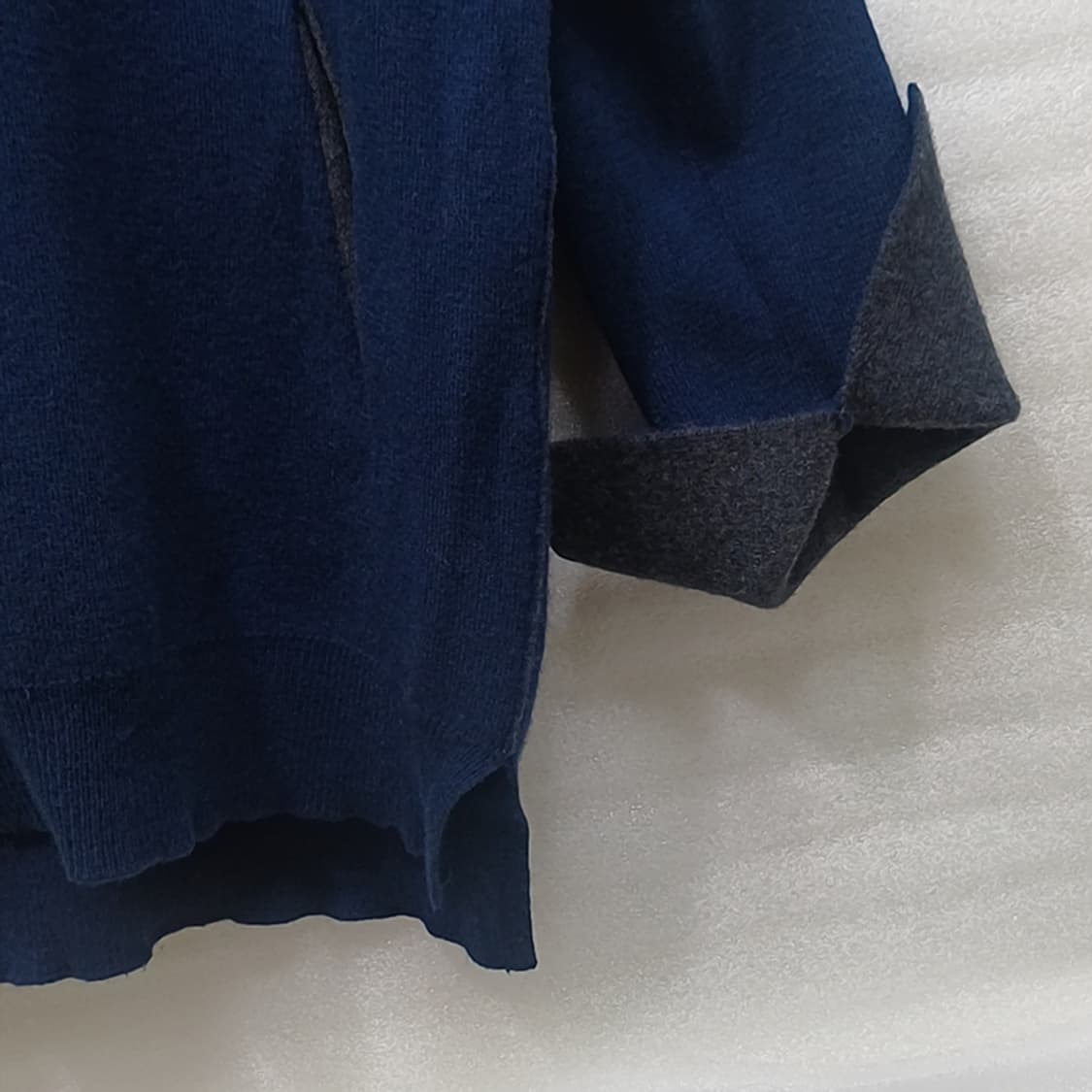 삼성물산 구호 아우터 울 집업 니트 자켓 여성 오버핏 포근 사랑봉봉 상품이미지4