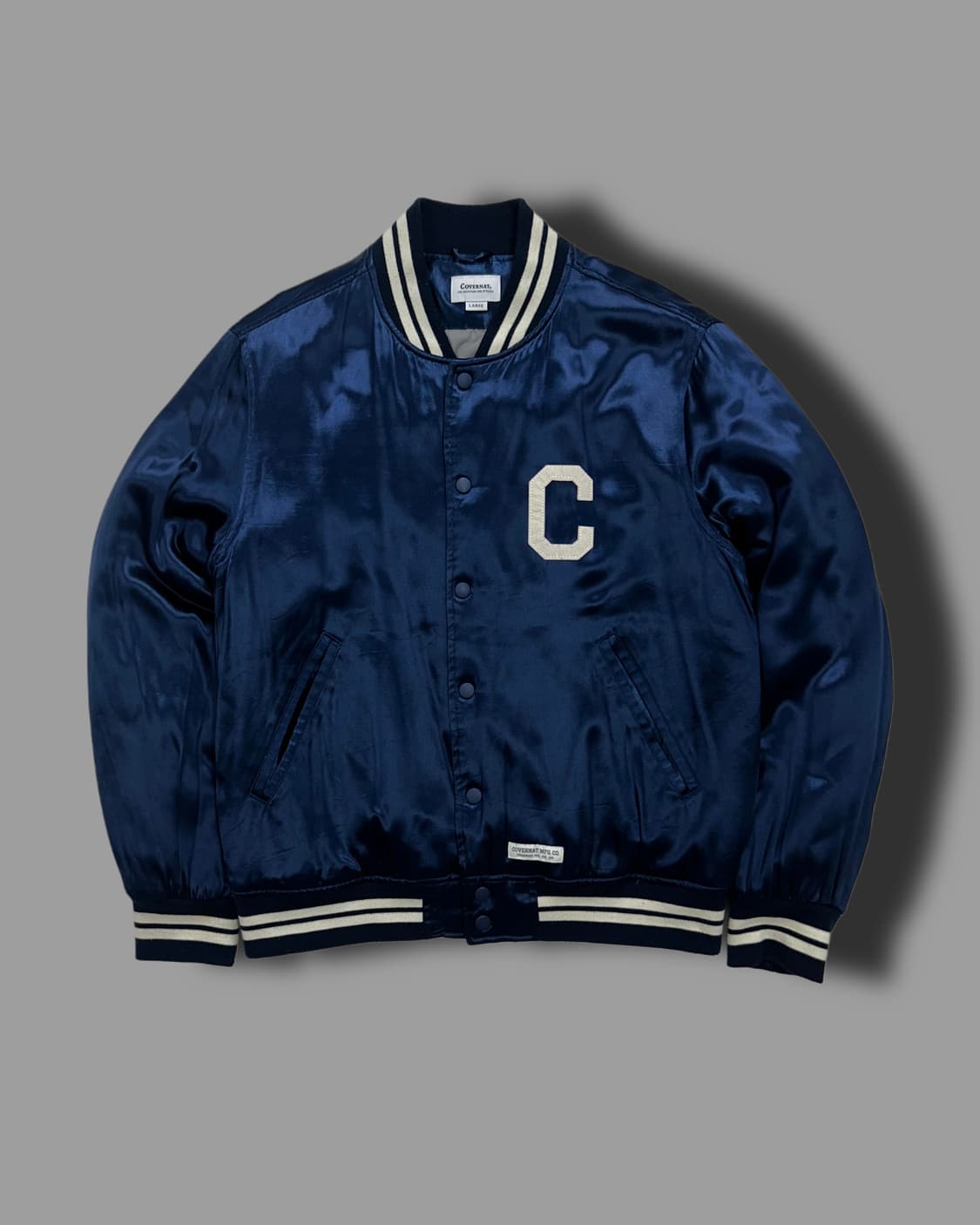 커버낫 C로고 바시티 자켓 L 상품이미지4