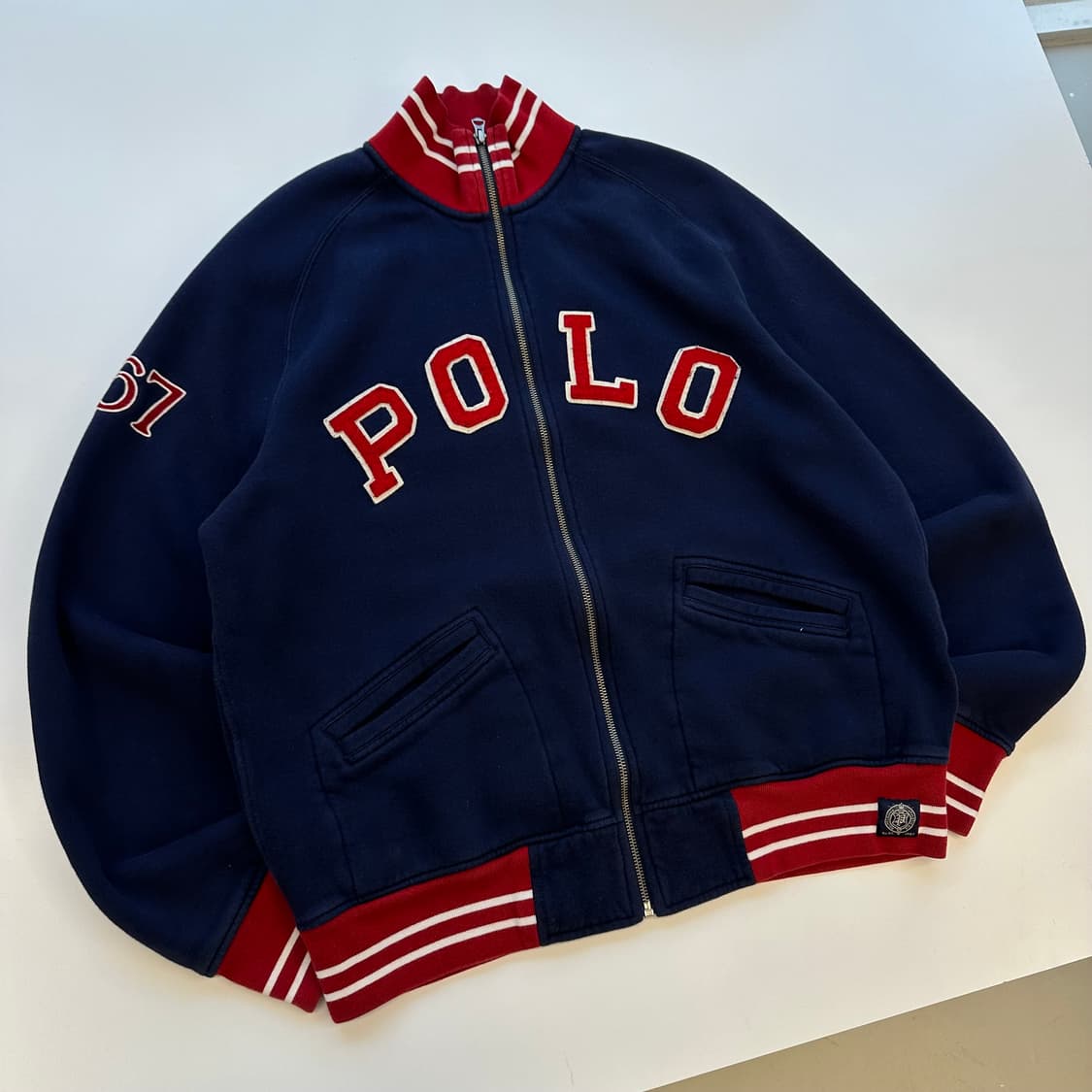 폴로 신형POLO 아치로고 집업 가디건 상품이미지2