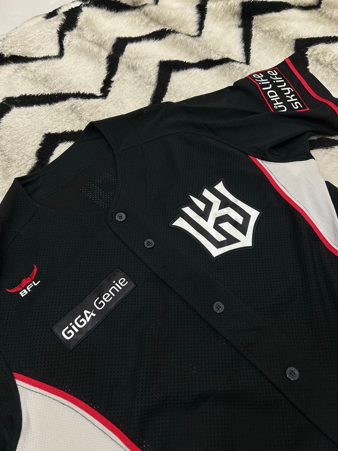 [2XL]버팔로 KT위즈 메쉬 반팔유니폼/이대형 상품이미지1