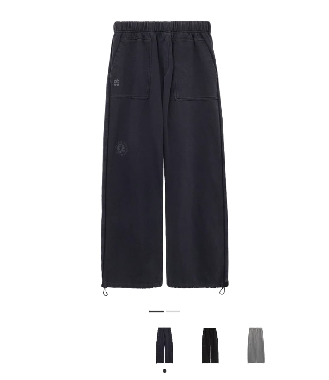 폴리테루 1011 퍼티그 스웻팬츠 다크퍼플네이비 상품이미지4