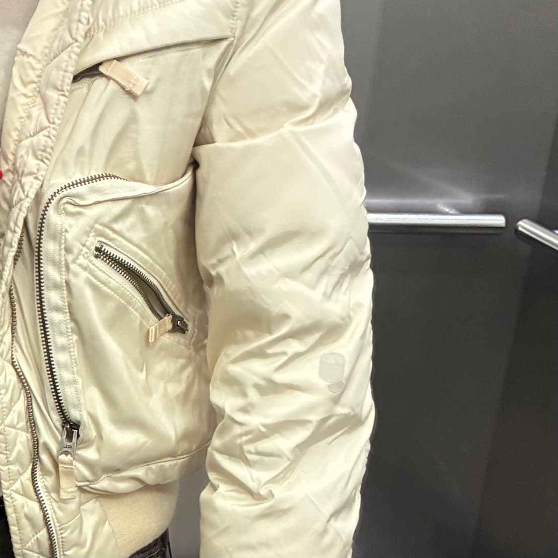 폴로 퍼 후드 숏패딩 상품이미지3