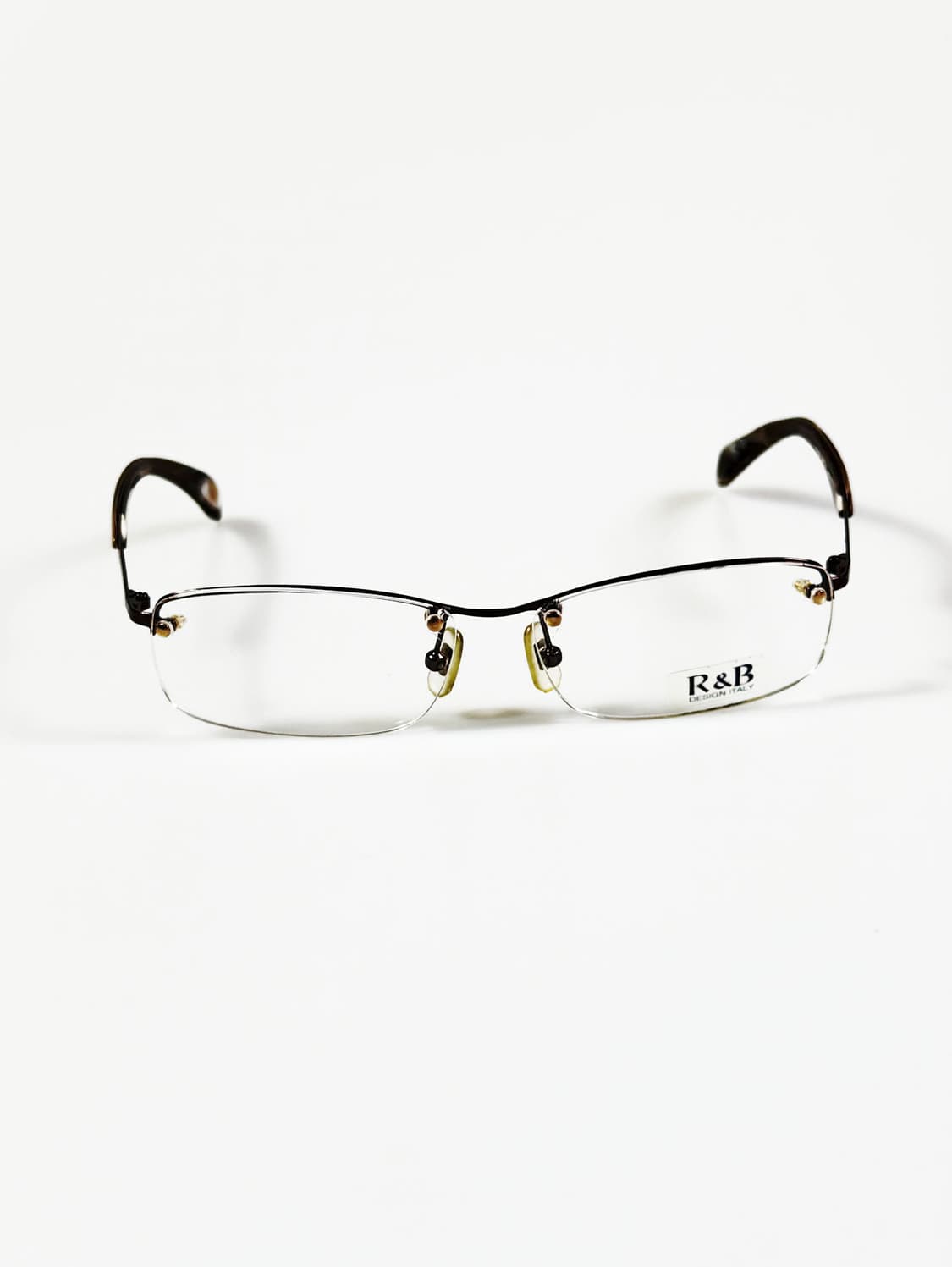 R&B Eyewear 무테 스퀘어 메탈 프레임 빈티지 안경 상품이미지3