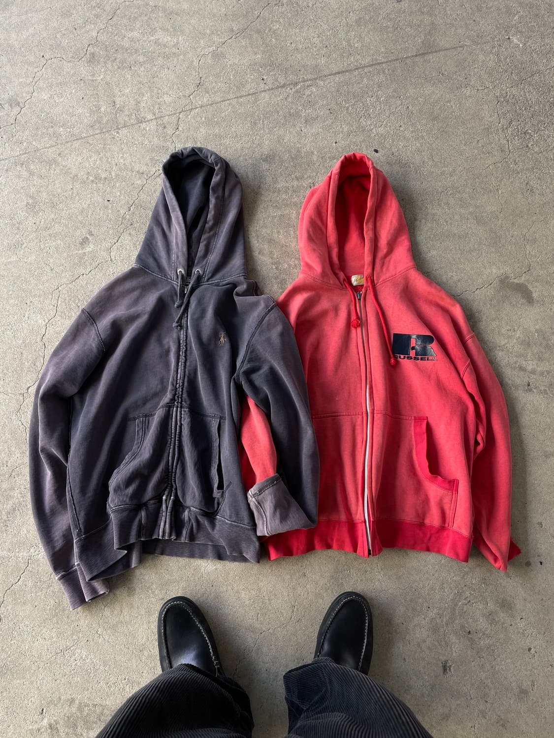 Polo Ralph Lauren Faded Navy Hood zip 상품이미지1