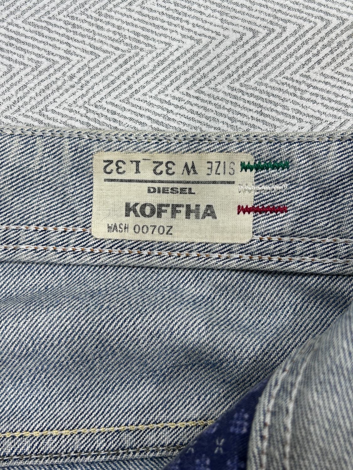 디젤 koffha 데미지 워싱 부츠컷 데님 팬츠 청바지 상품이미지6