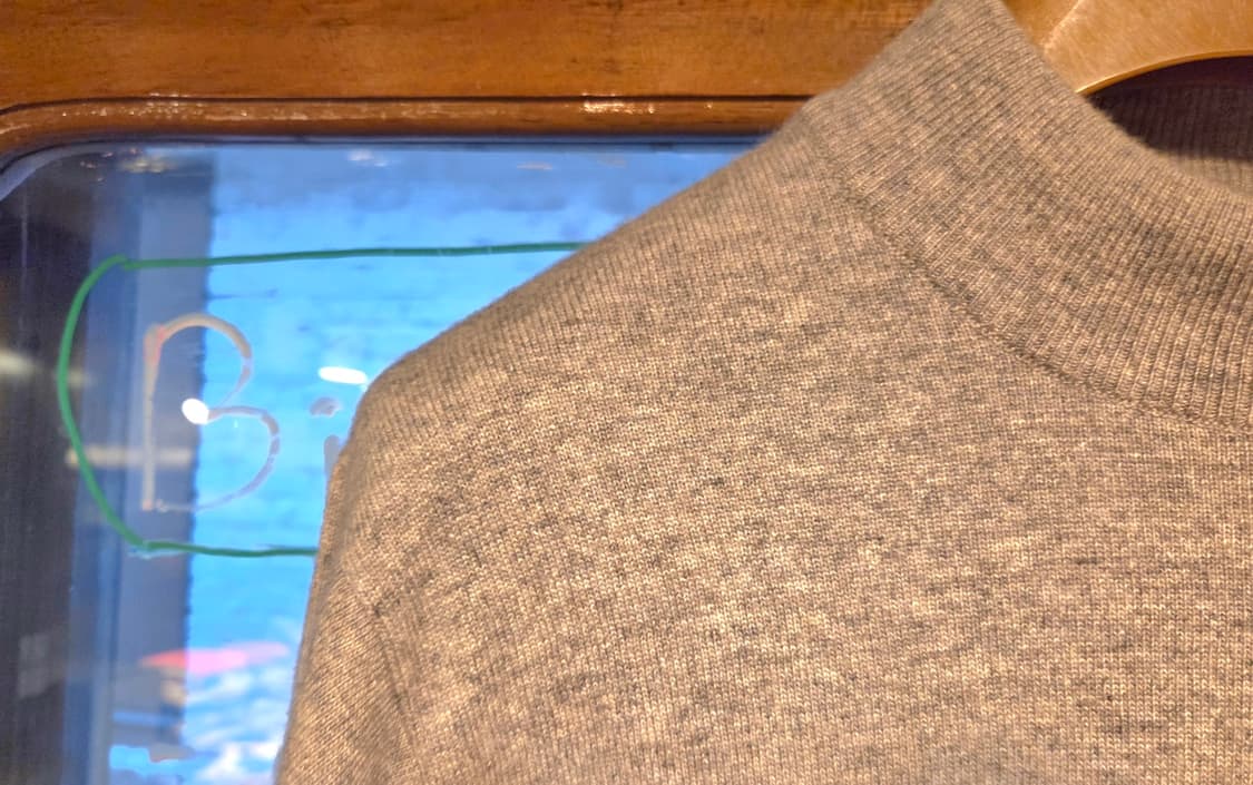 버버리 캐시미어 모호크넥 니트 상품이미지5