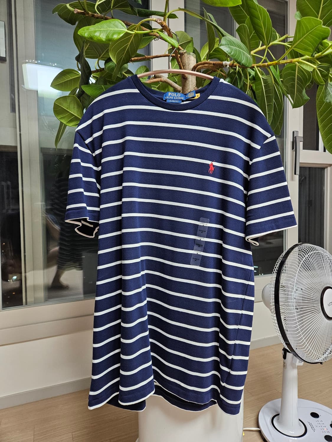 폴로 스트라이프 반팔 티셔츠 m 상품이미지1