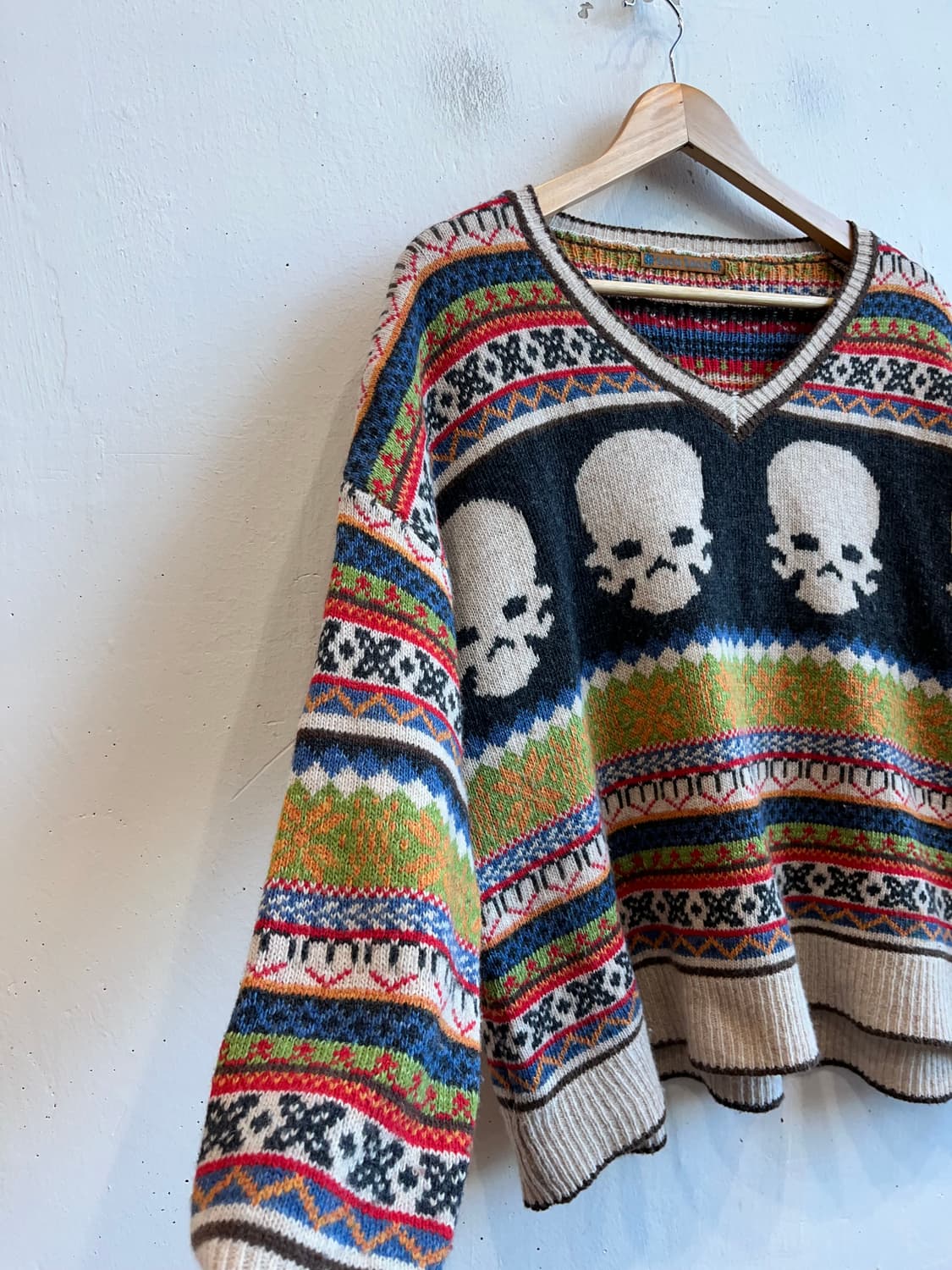 toco toco JPN 울 에스닉 스컬 니트  상품이미지3