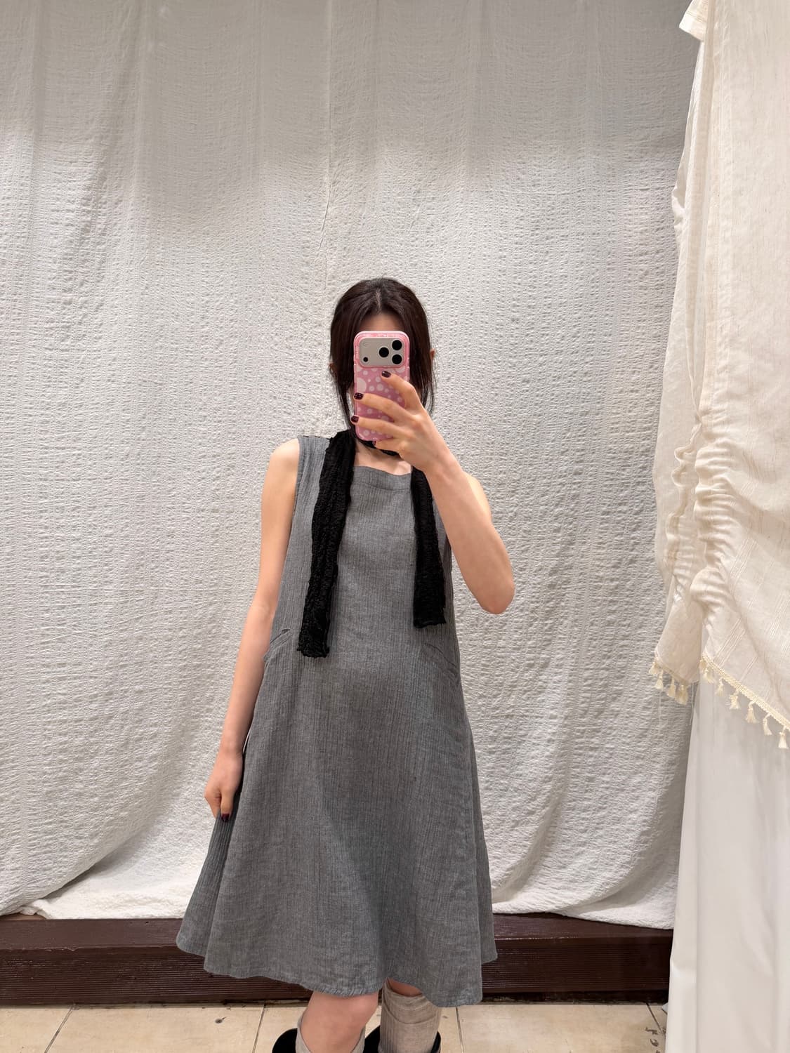 summer grey pocket ops 상품이미지5