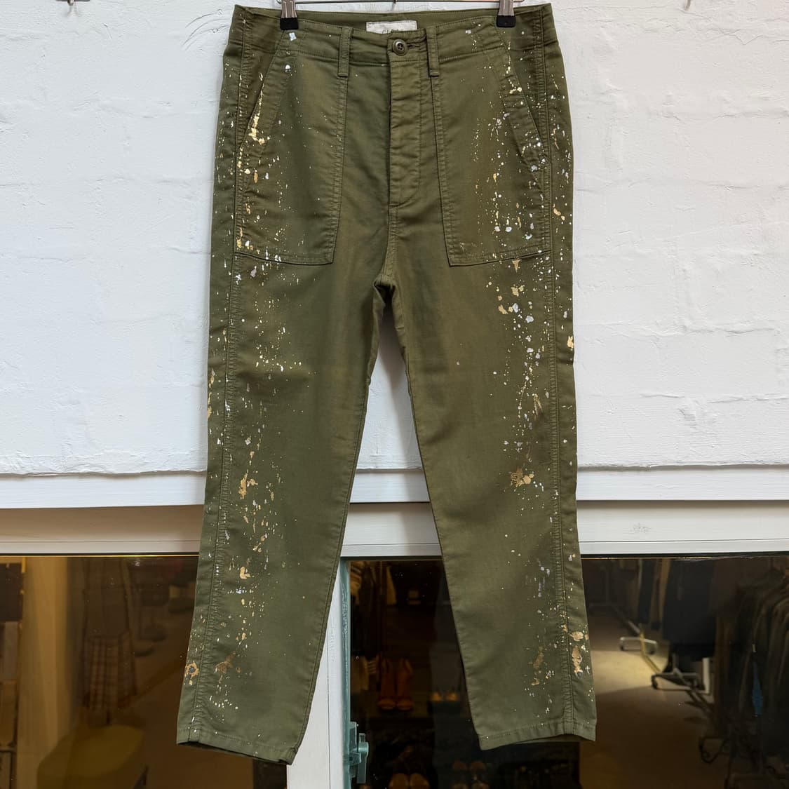 The Great 실버 골드 스플래터 퍼티그 팬츠 27 상품이미지1