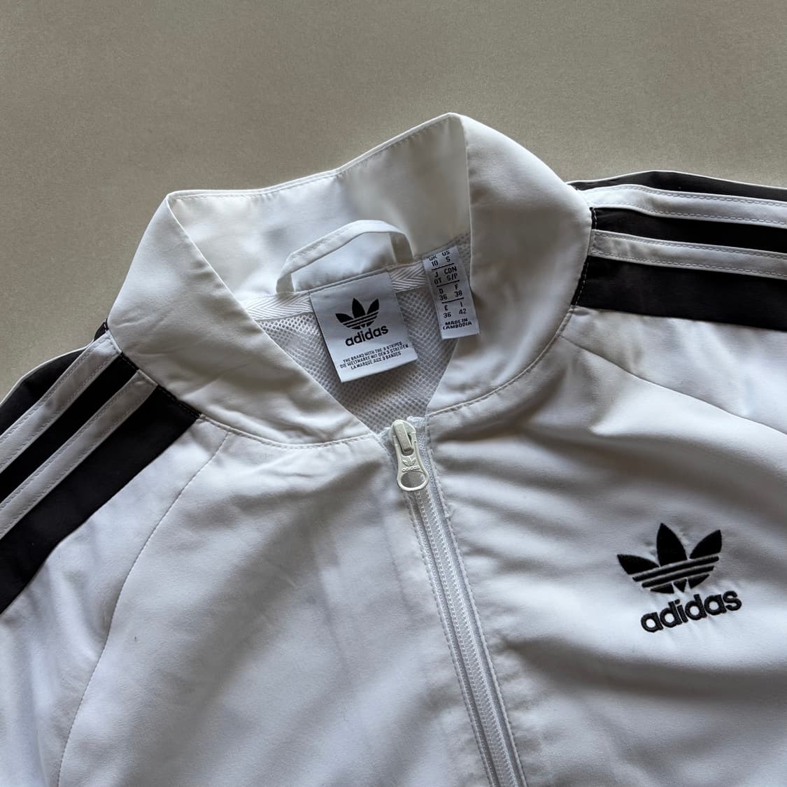 [S]아디다스 일본판 아디브레이크 화이트 바람막이 상품이미지9