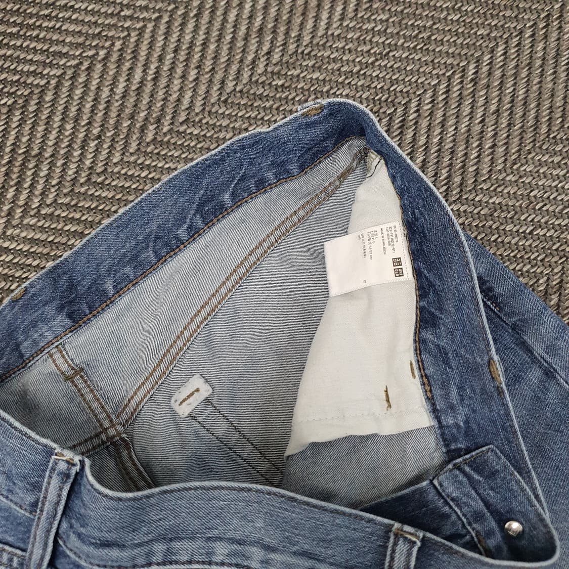 유니클로 데님 반바지 남자34 상품이미지2