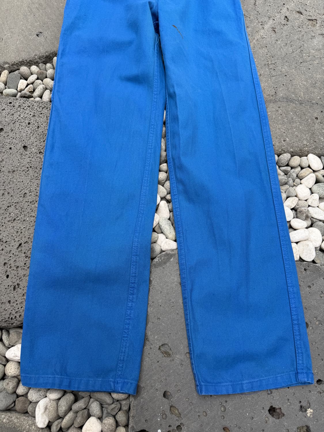 1990s WASHED BLUE FRENCH 빈티지 프렌치워크팬츠 상품이미지4