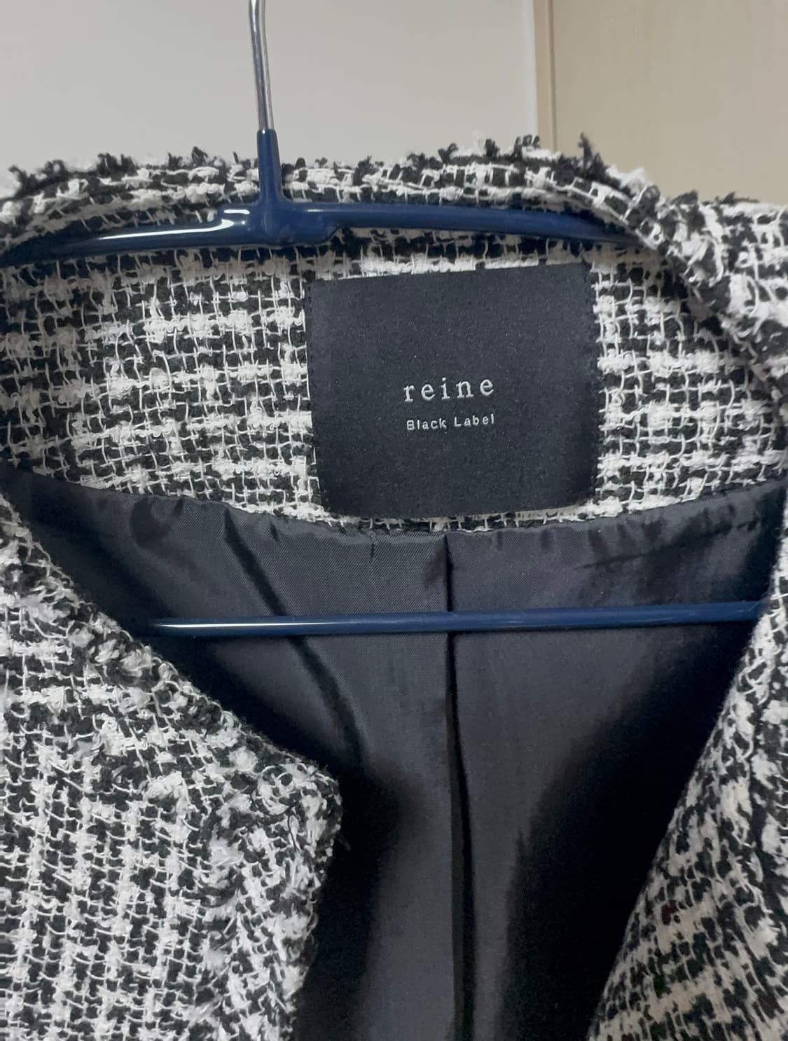 렌느 체크 트위드 자켓 상품이미지3