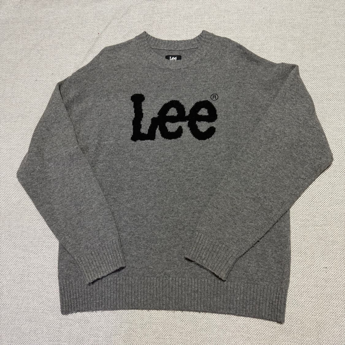 Lee 리 빅로고 니트 상품이미지1