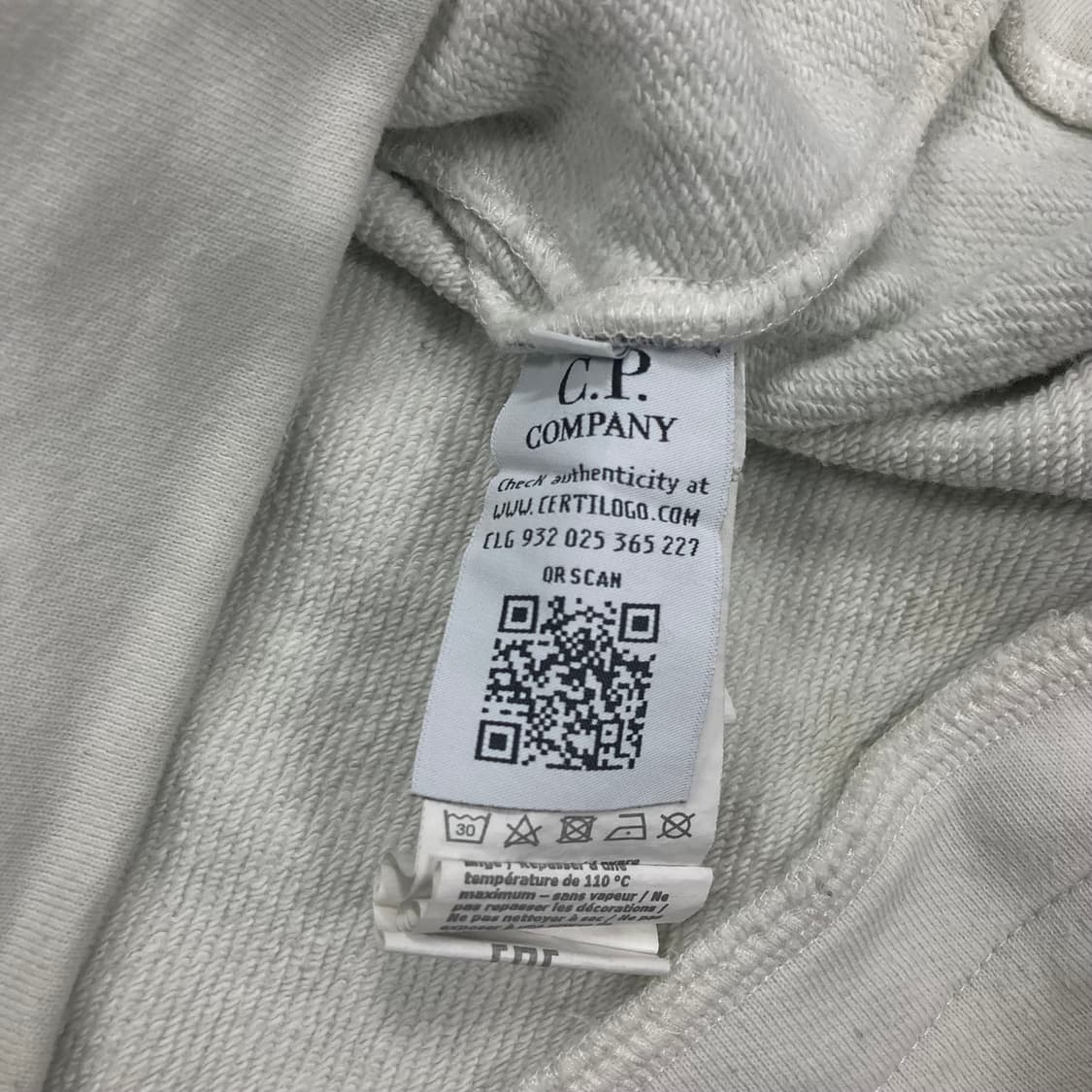 CP컴퍼니 멜란지 컬러 사이드 렌즈 맨투맨 상품이미지4