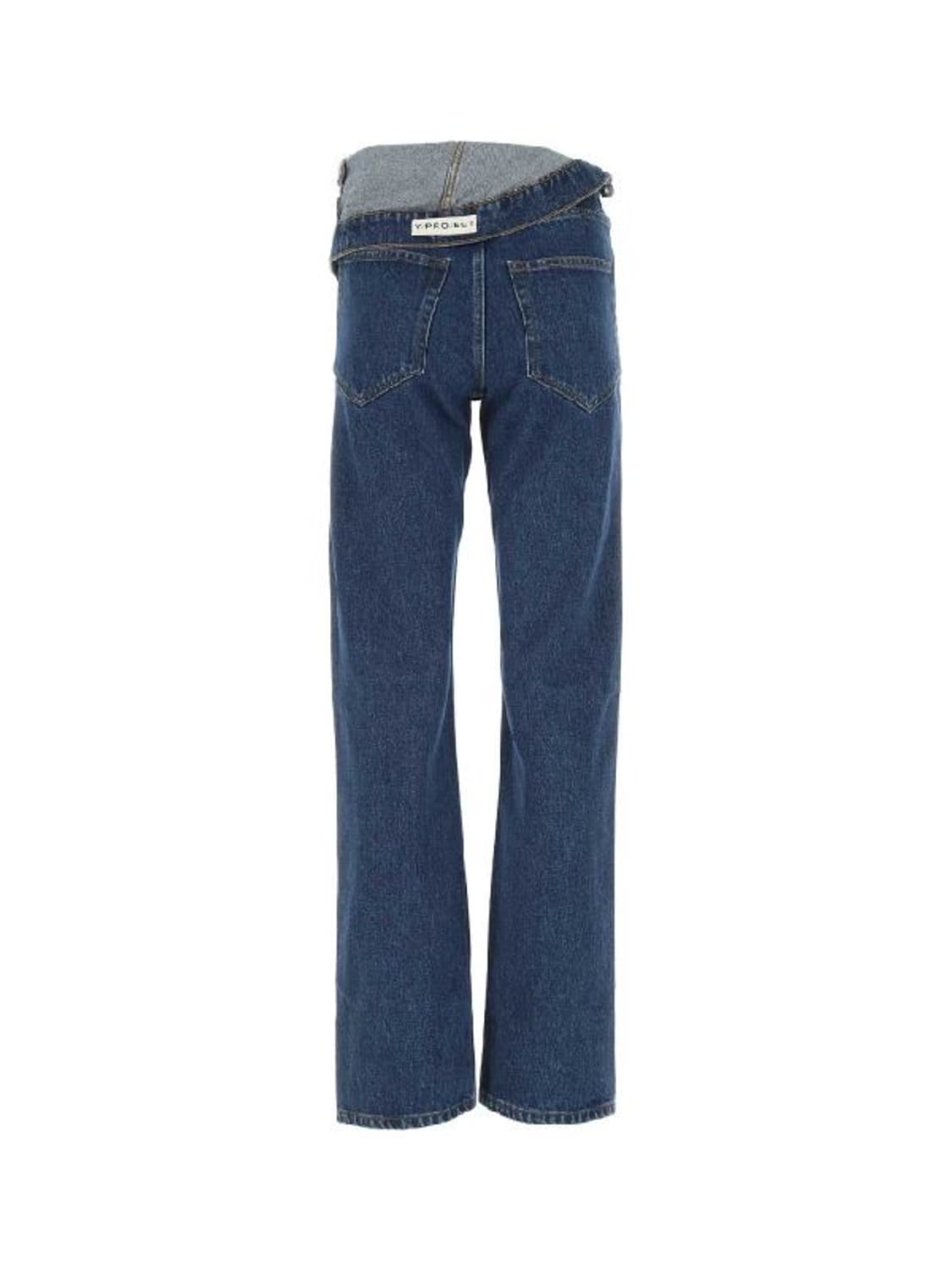 와이프로젝트 비대칭 데님 중청 상품이미지2