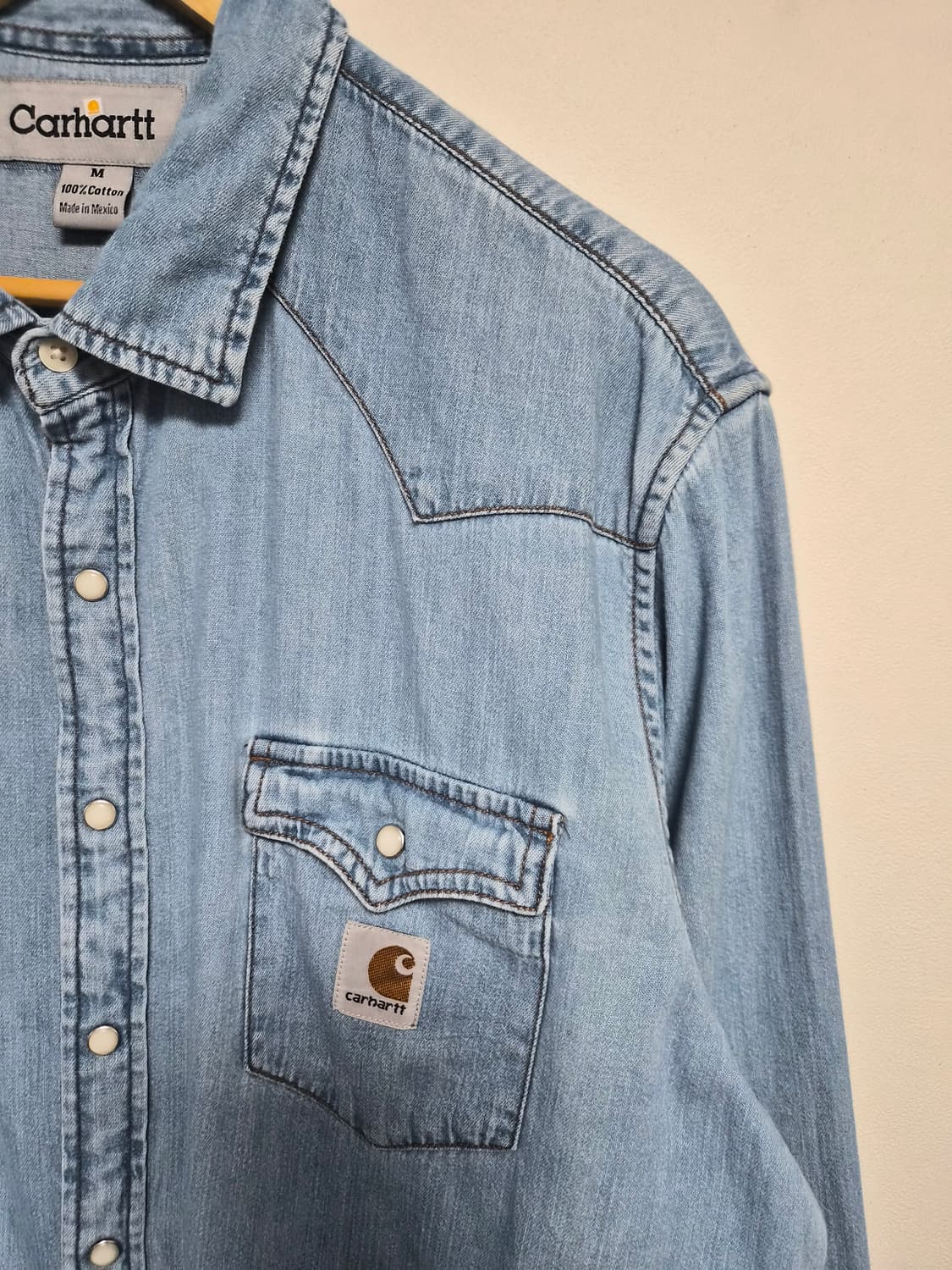 칼하트Carhartt 웨스턴 데님 셔츠 M사이즈 - S274 상품이미지3