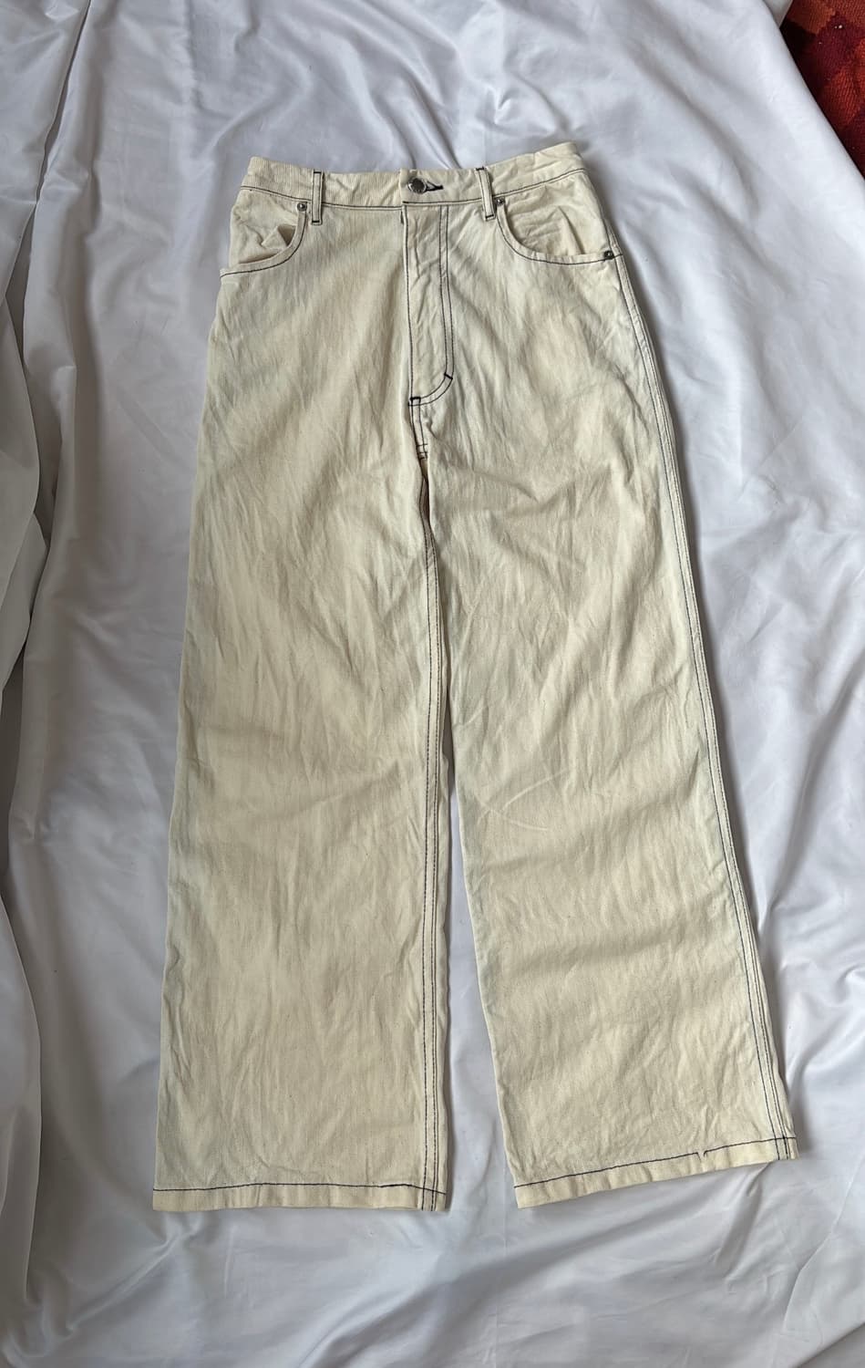 Off-White Cotton Pants 상품이미지2