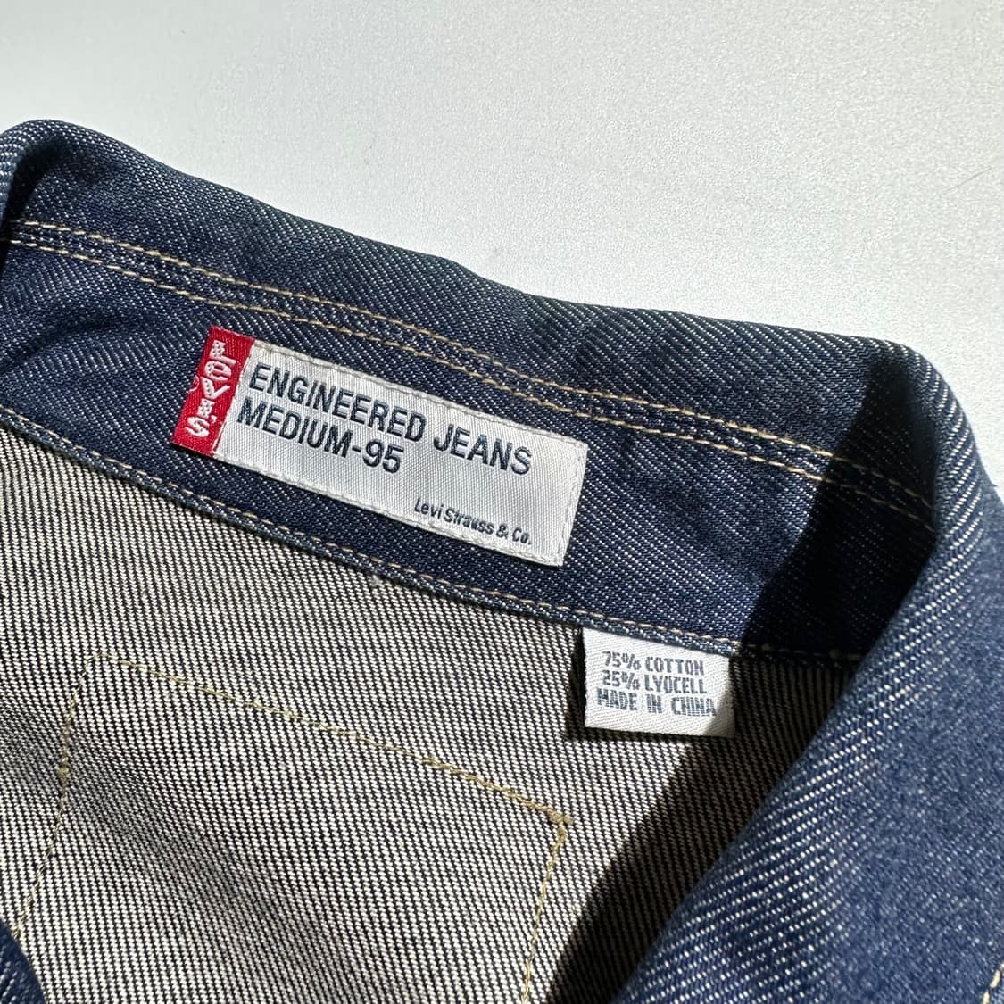 리바이스 엔지니어드 진 데님 트러커 자켓 상품이미지3