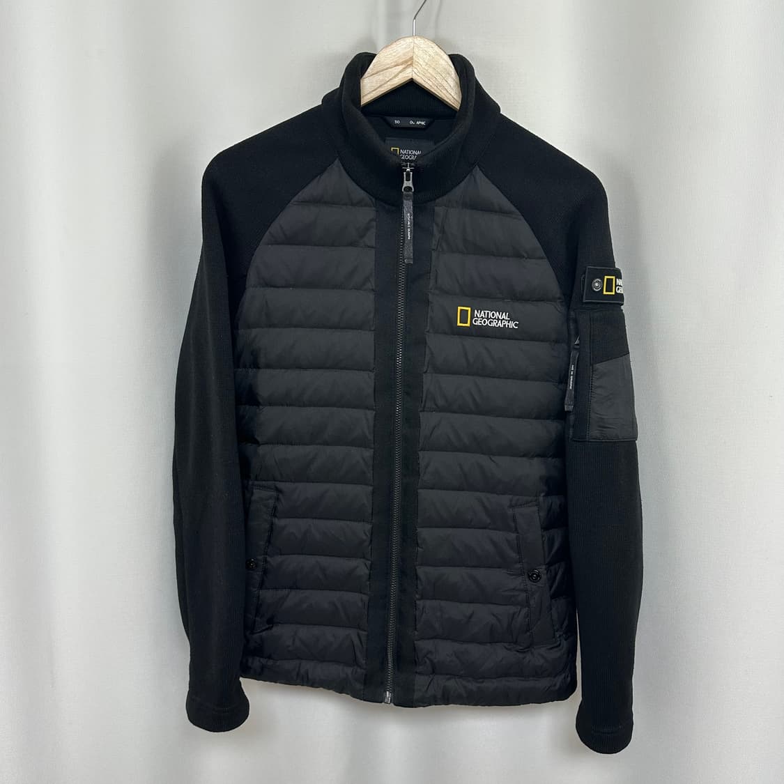 네셔널지오그래픽 남성 니트 자켓 패딩 100 L 상품이미지1