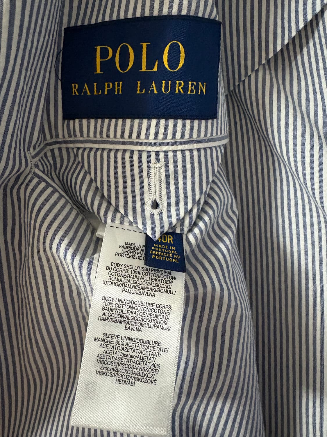 (40R) 랄프로렌 시어서커자켓 상품이미지2