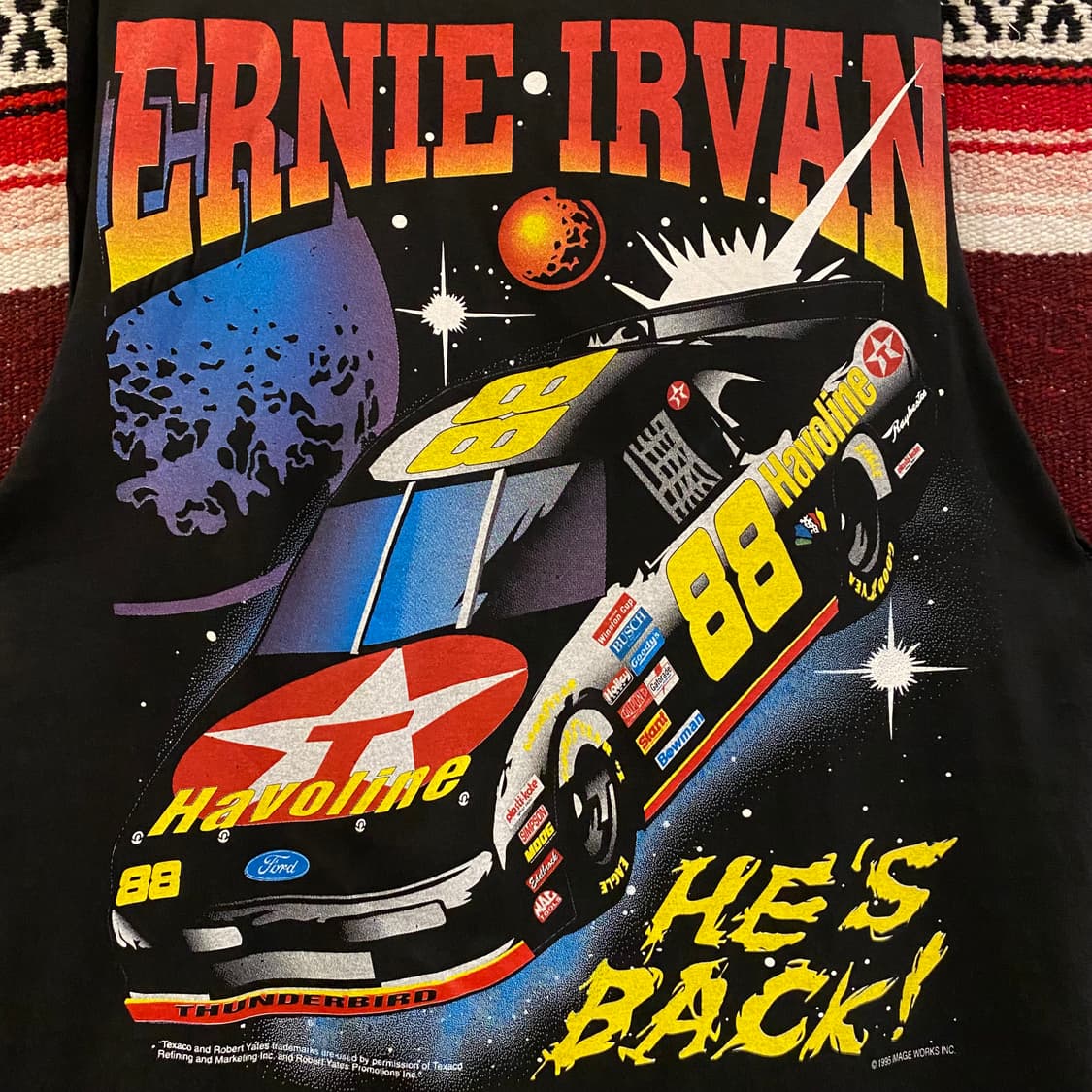 90s Made in usa 나스카레이싱 민소매 나시티 상품이미지7