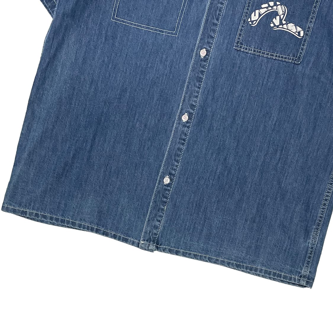 EVISU 에비수 하프 데님 셔츠 상품이미지4