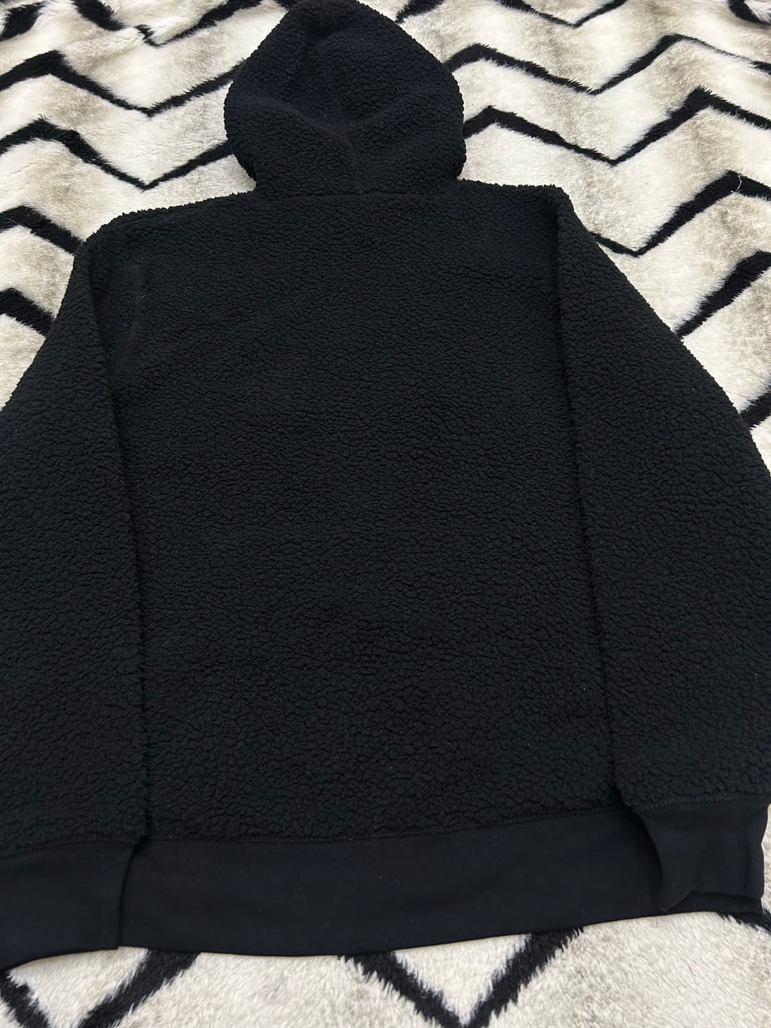 [실측XL]GAP 쉐르파 플리스 후드/블랙 상품이미지4