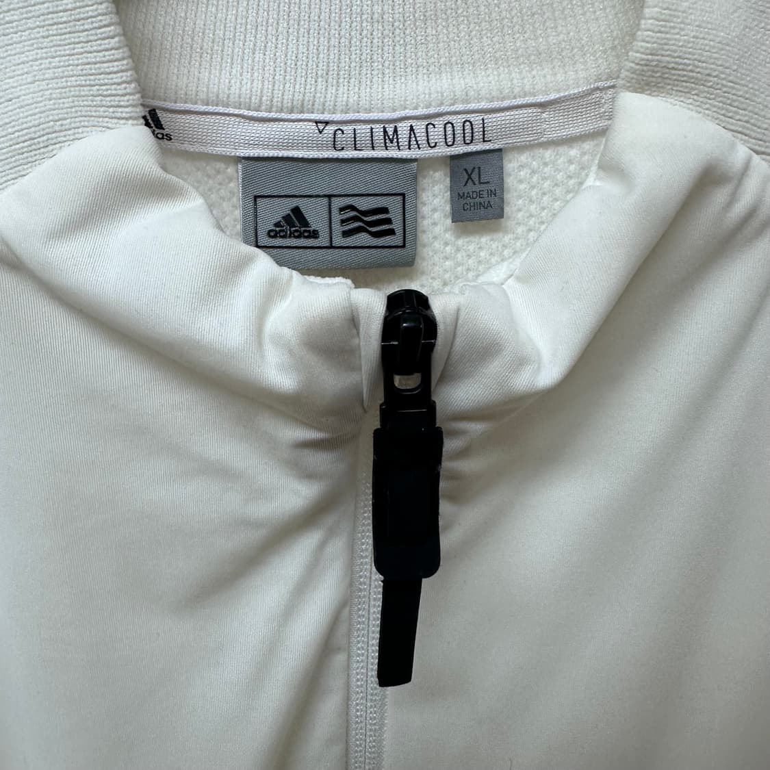 아디다스 adidas 화이트 니트 집업 자켓 J22 상품이미지4