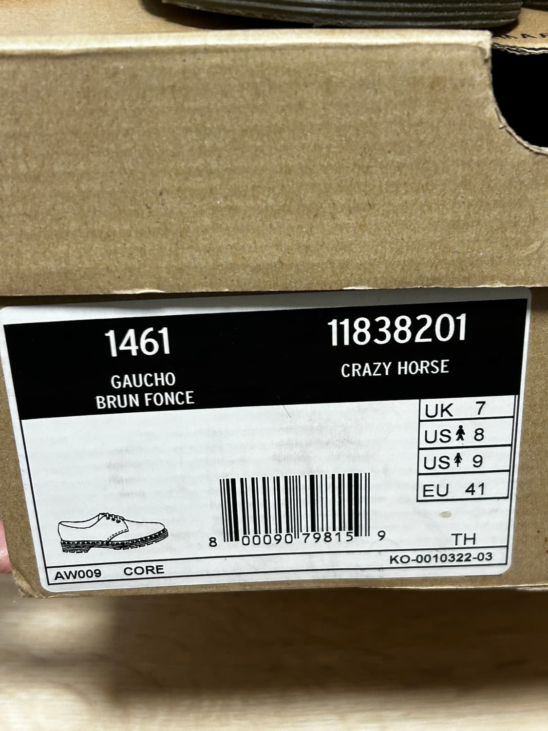 닥터마틴 1461 크레이지호스 (260) 상품이미지9