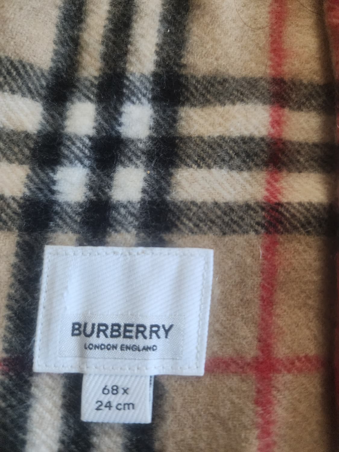 버버리 캐시미어 스누드 넥워머 상품이미지3