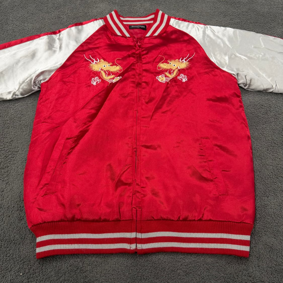 [정품/160] Jpn 일본 빈티지 지미드래곤 용자수 스카잔 자켓 상품이미지3
