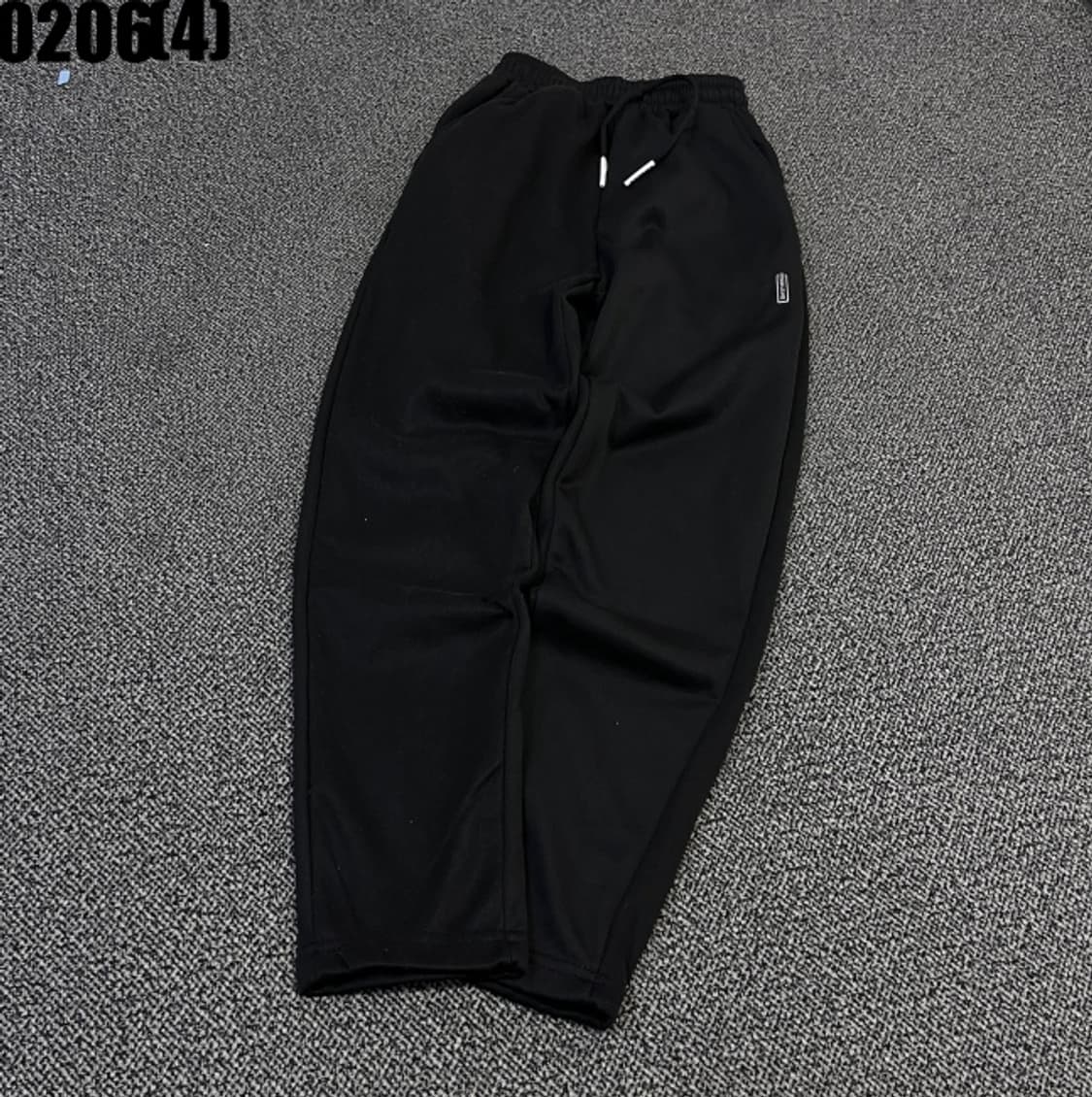 [M] 블랙 기모 융털 안감 트레이닝 조거팬츠 0206(4) 상품이미지1