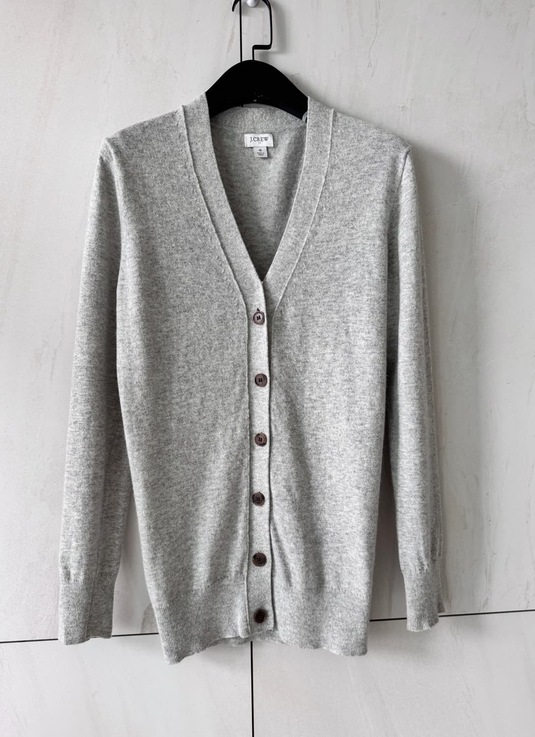 새상품 J.Crew 회색 브이넥 가디건 S(44,55사이즈 가능) 상품이미지5