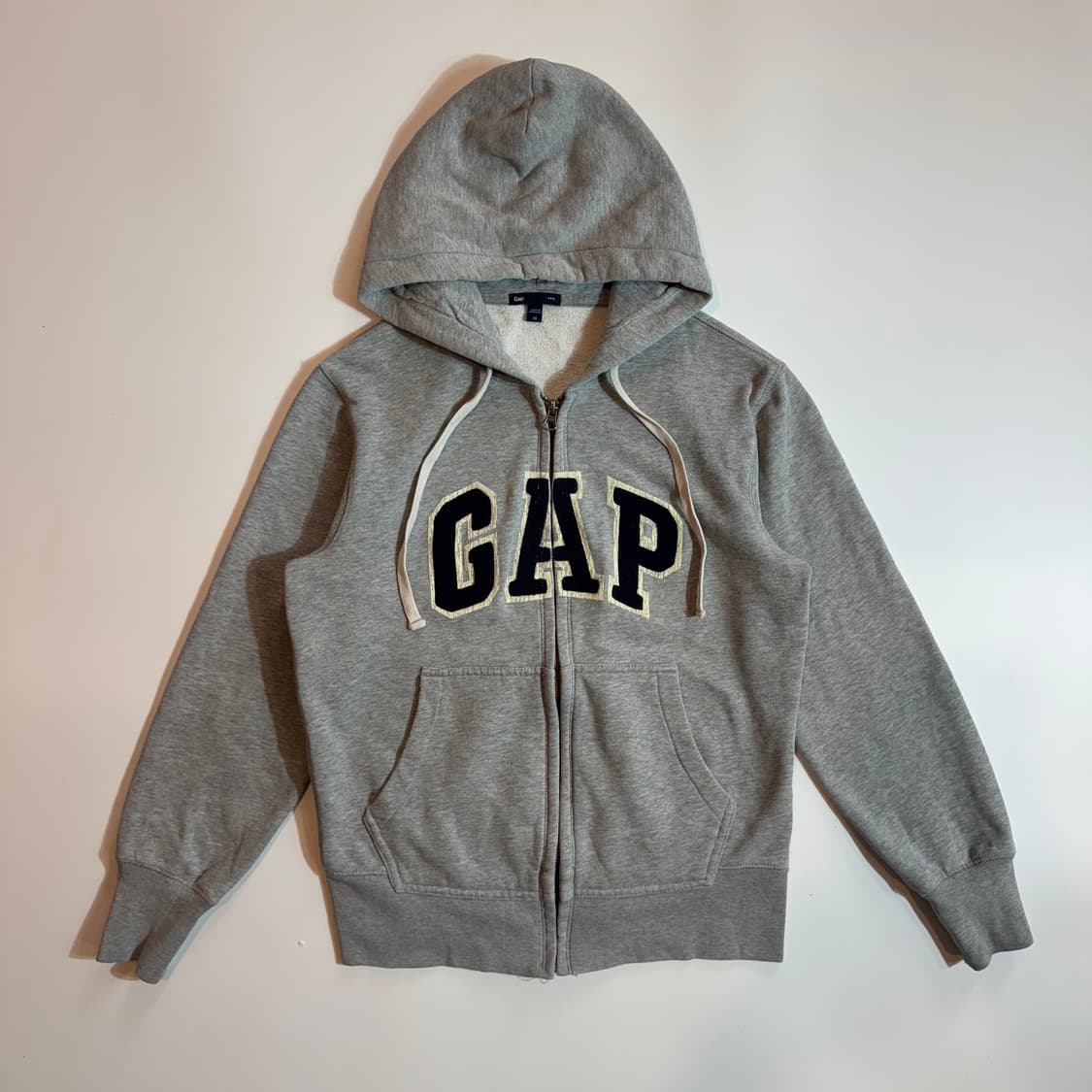 갭 로고 후드집업 그레이 상품이미지1