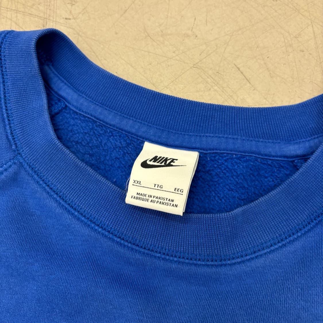 나이키 에어 빅로고 블루 맨투맨 상품이미지4