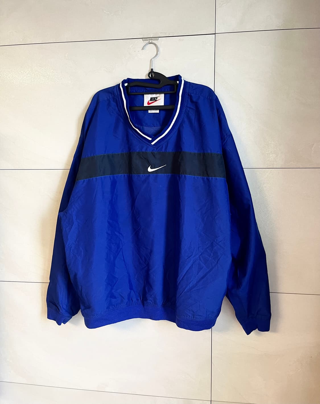00s 나이키 스우시 대장 바람막이 웜업 블루 [XL] 상품이미지4