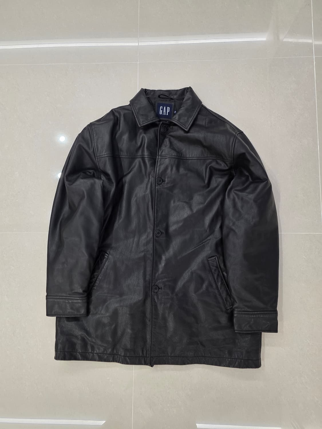 올드 갭 레더 카코트/OLD GAP LETHER CAR COAT (L) 상품이미지1