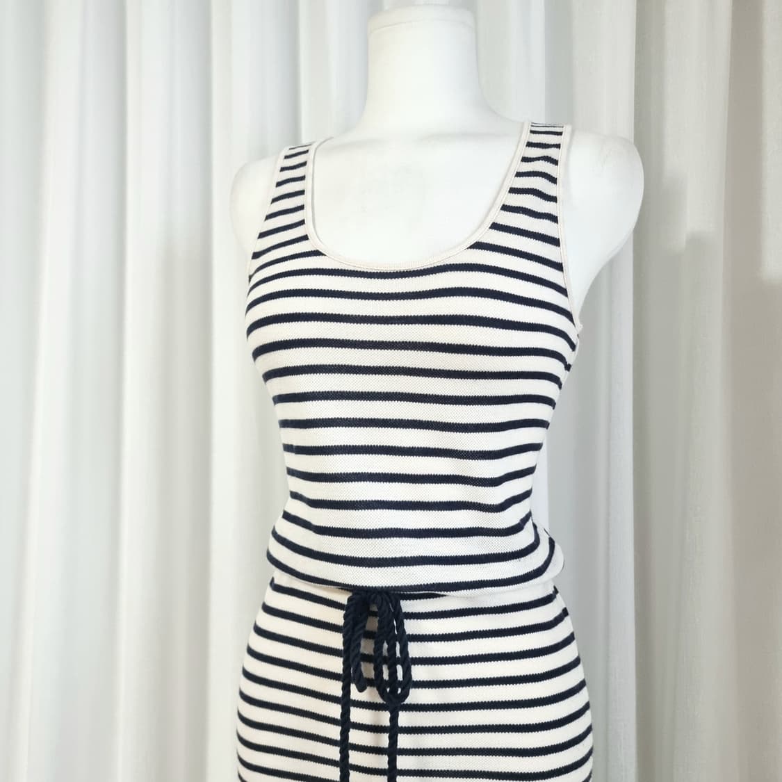 조셉 JOSEPH 코튼린넨 니트 원피스 휴양지룩 (44~날씬55/표기M) 상품이미지4