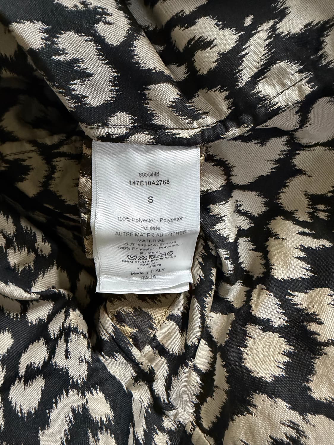 디올 dior 레오파드 아노락 S 남녀공용 상품이미지6