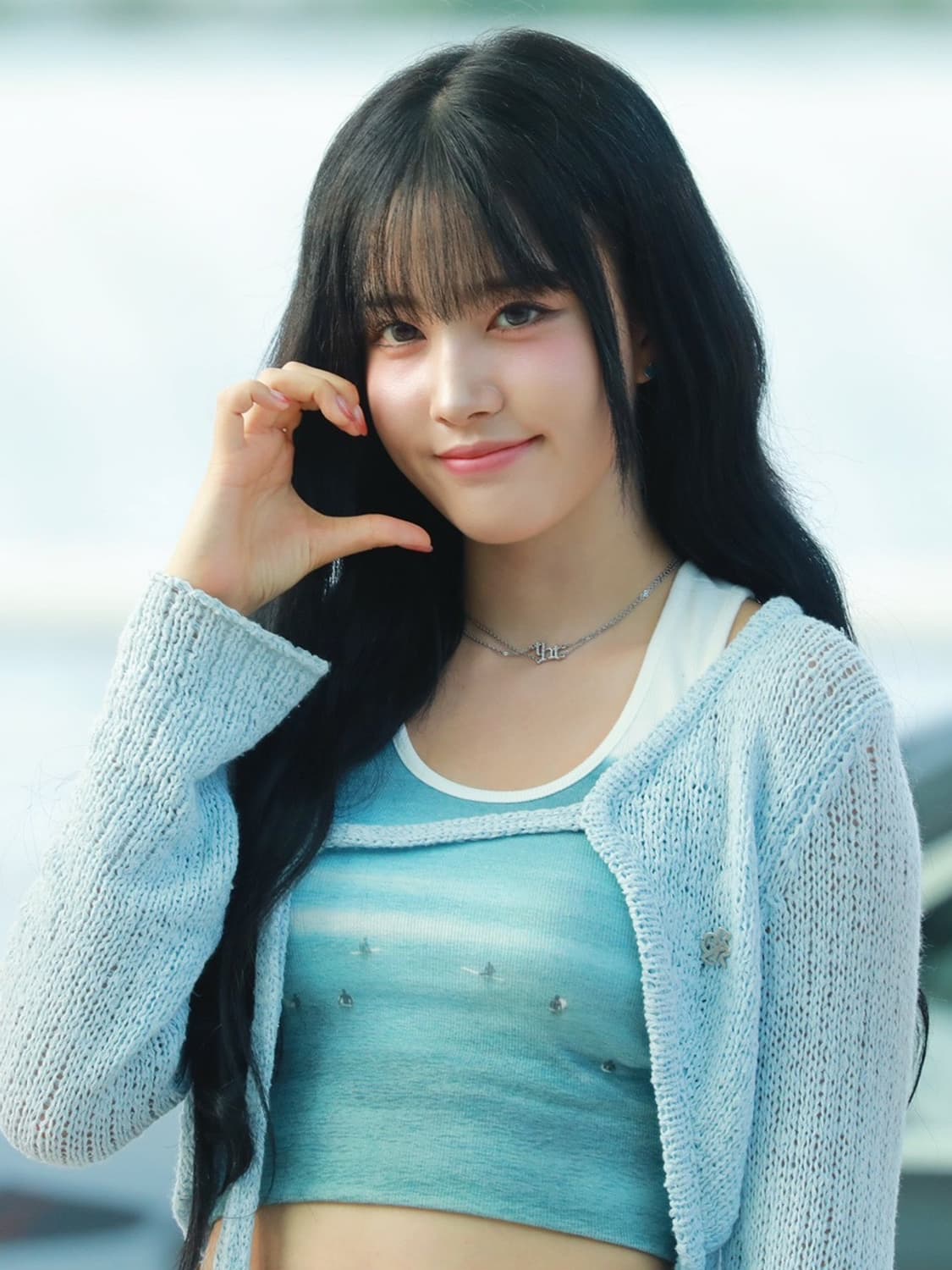 시티브리즈 볼레로 리본 가디건_SKY BLUE 상품이미지2