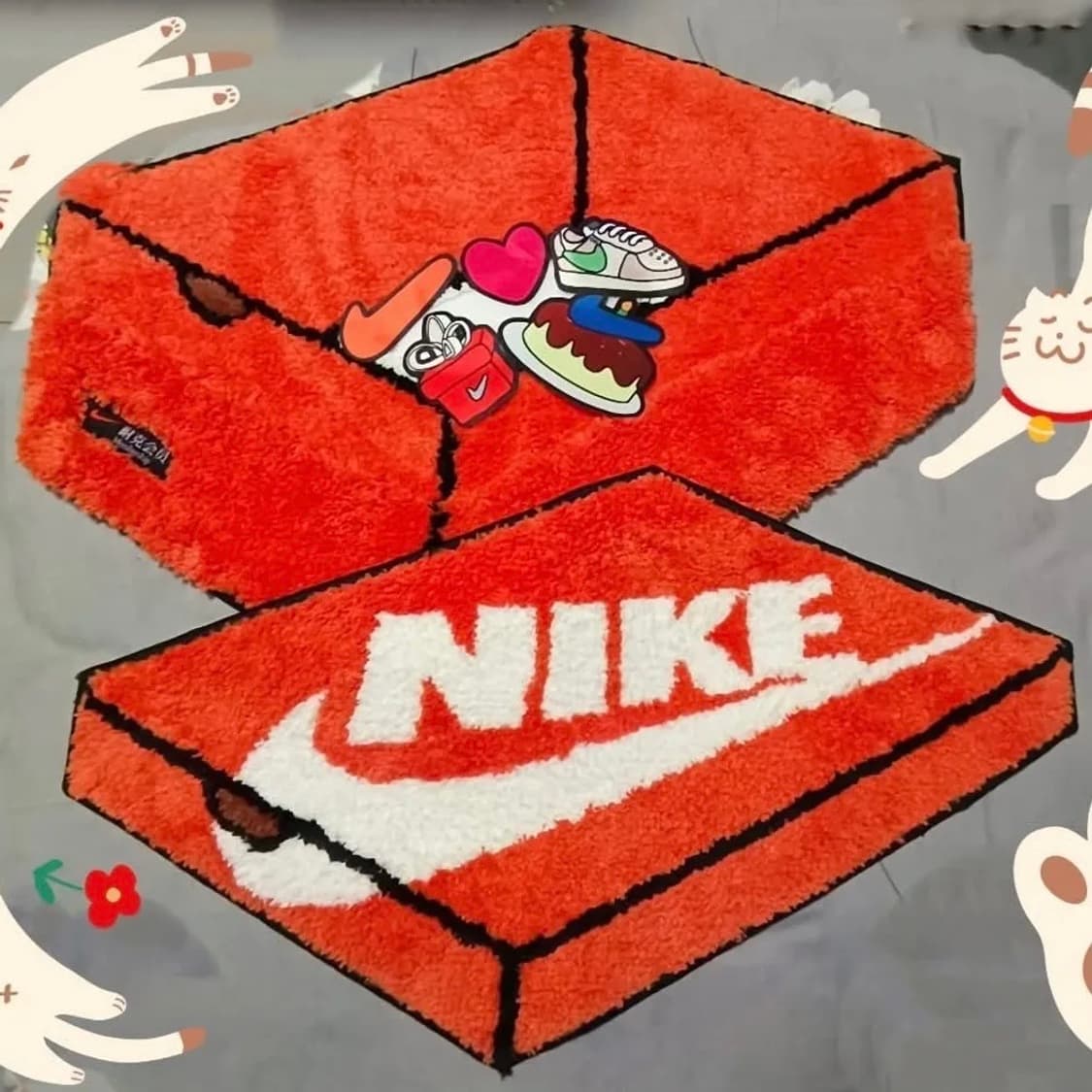 [ONE SIZE] 나이키 박스 러그 매트 오렌지 상품이미지6