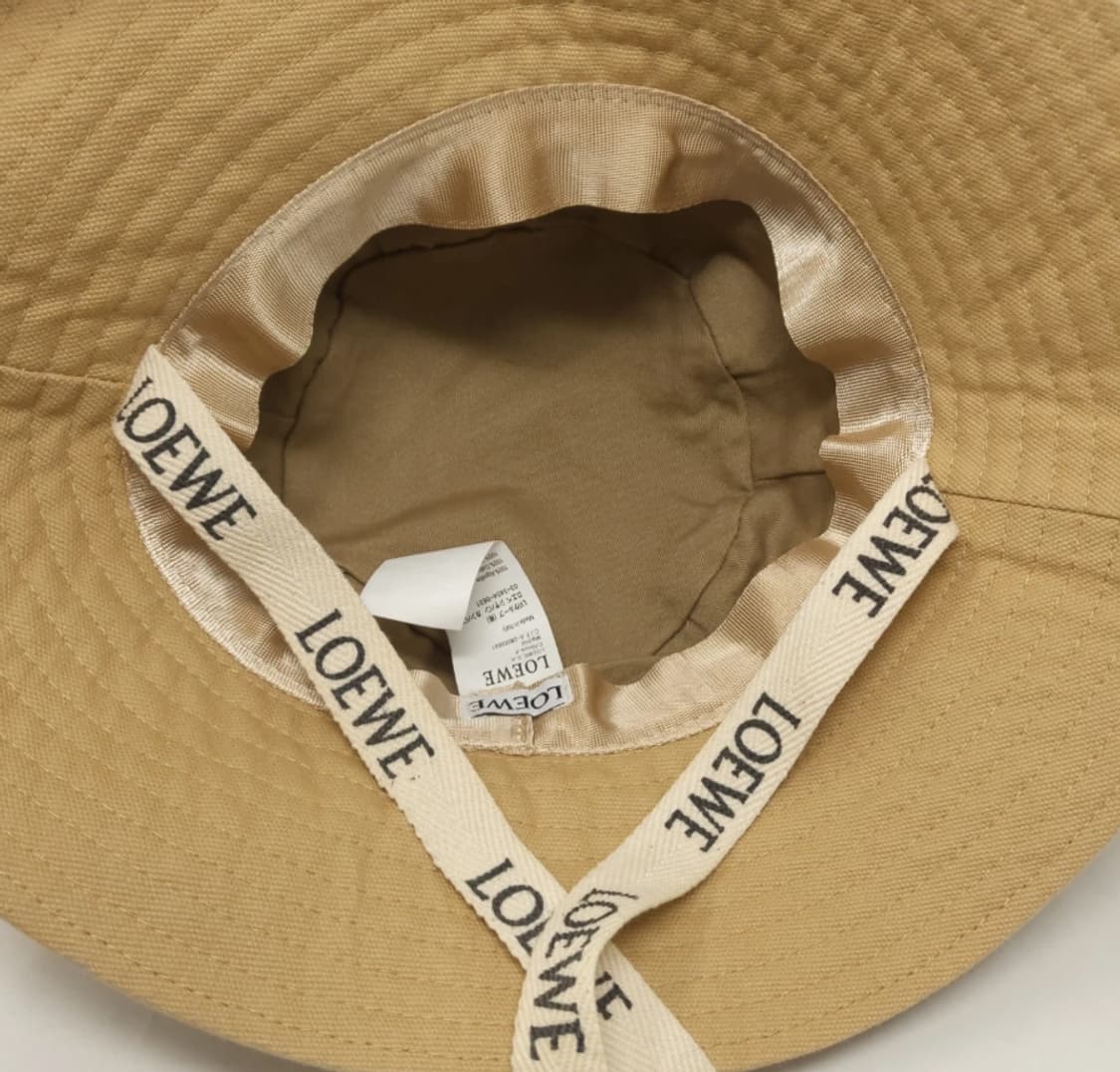 로에베 로고 스트랩 버킷햇 베이지 상품이미지9