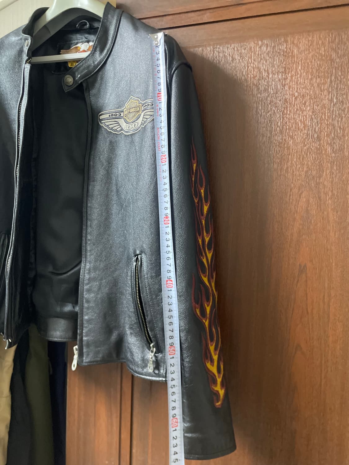 할리데이비슨 플레임 레더 자켓 상품이미지7