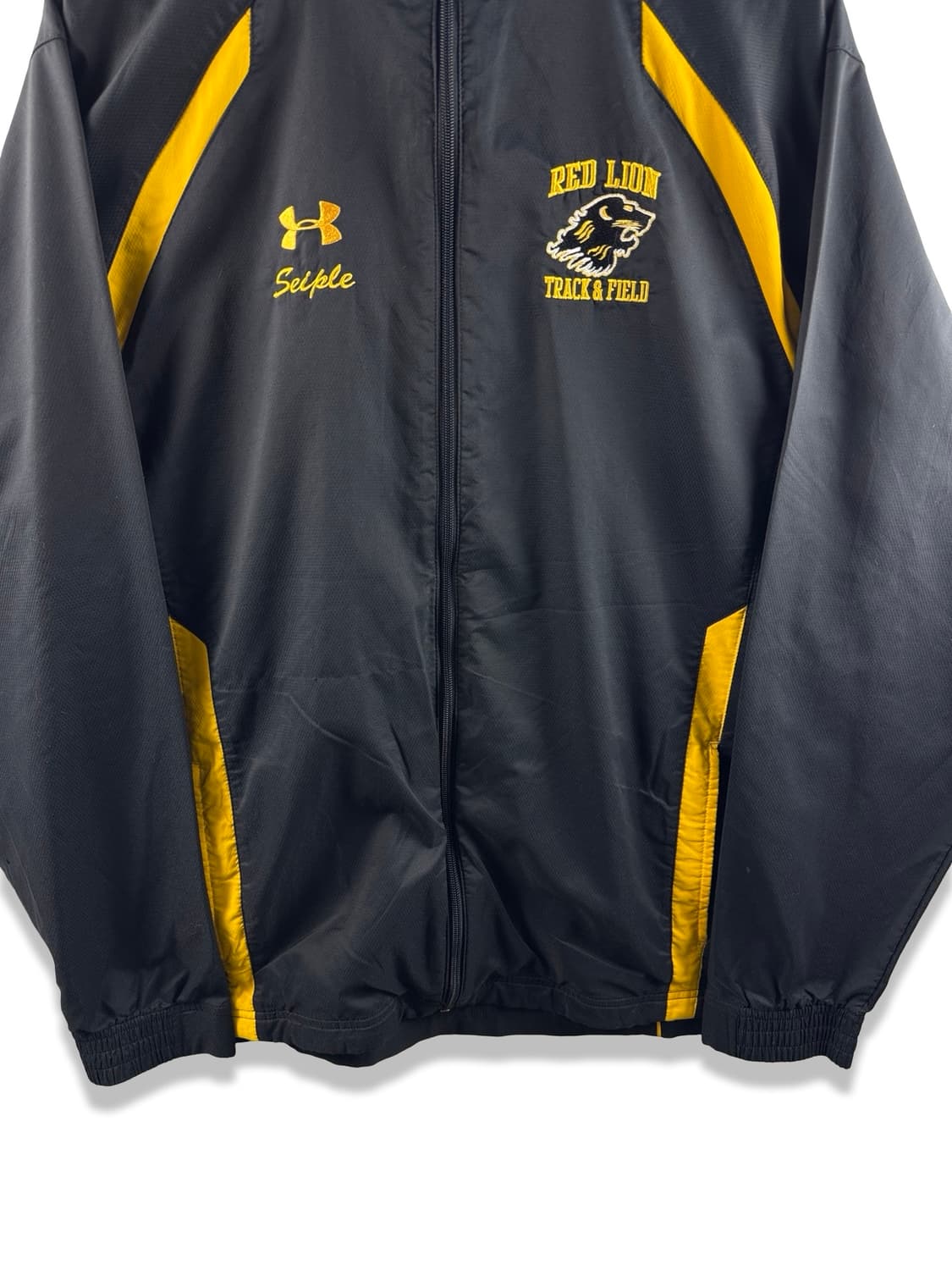 언더아머 블랙옐로우 바람막이자켓2508 상품이미지4