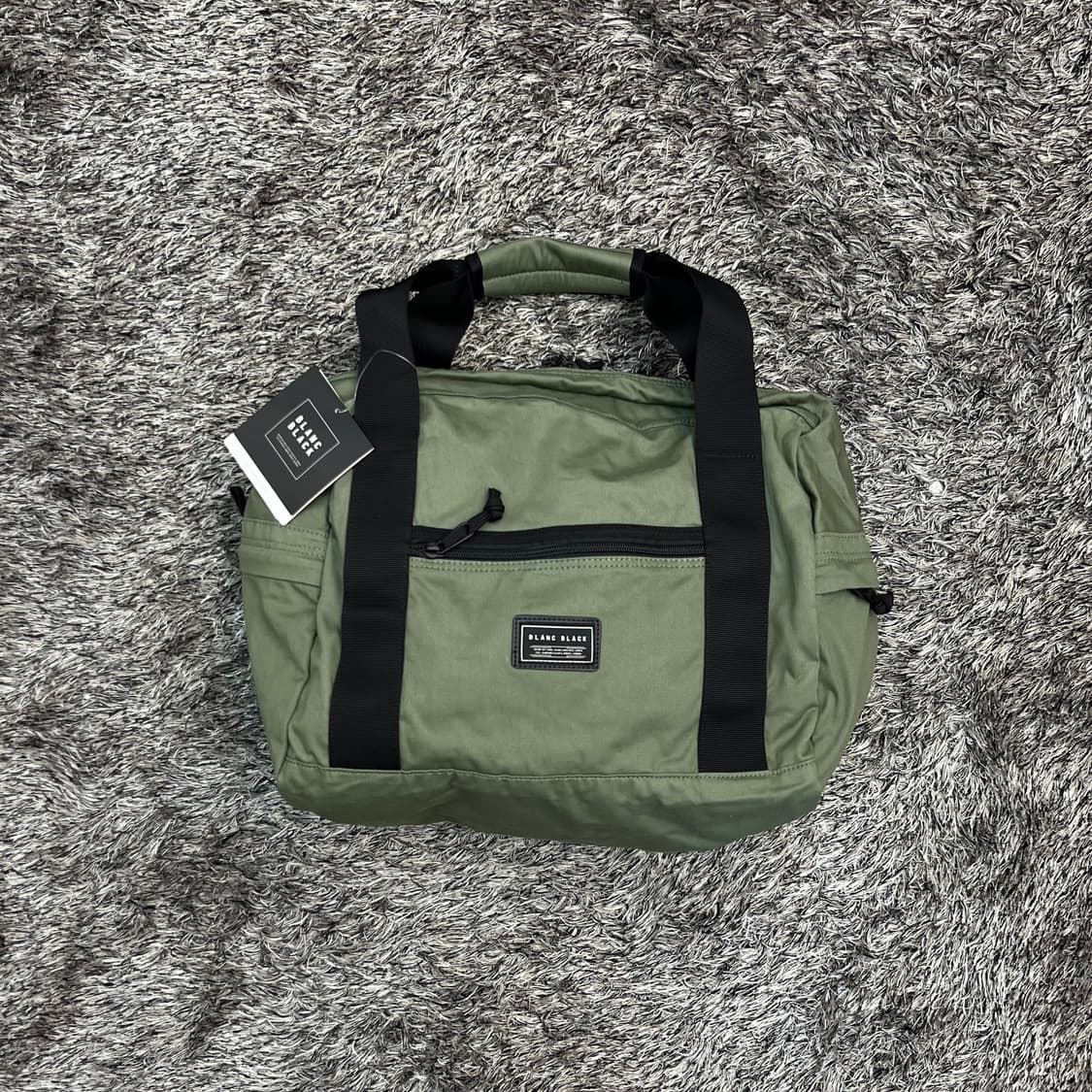 (새)블랑블랙 코튼 더플백 상품이미지1