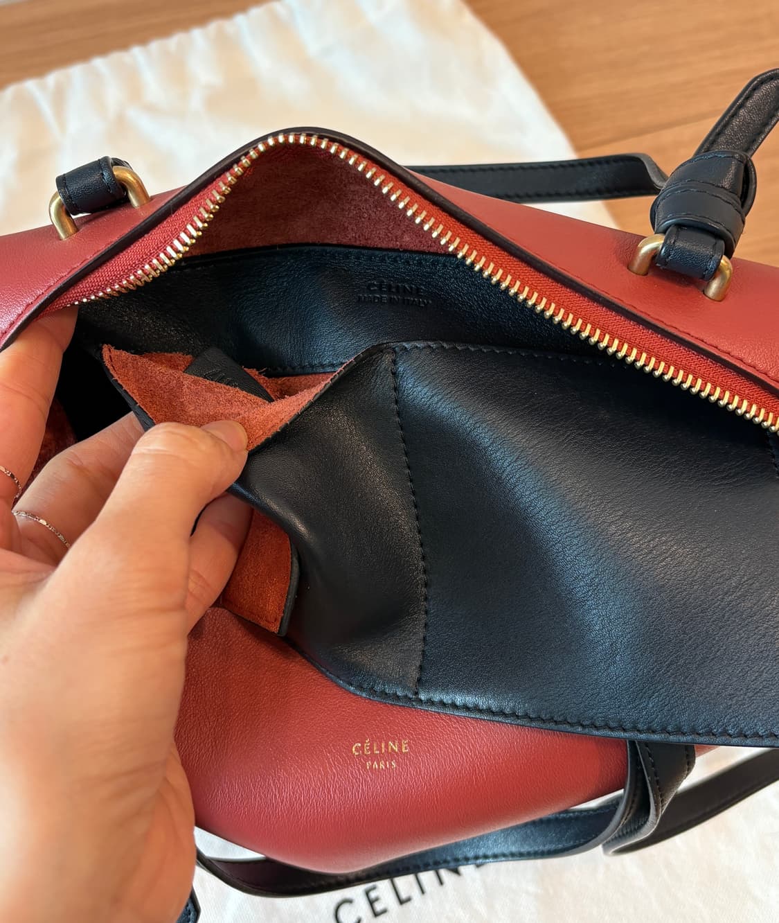 셀린느 올드셀린 스몰 소프트 큐브백 상품이미지4