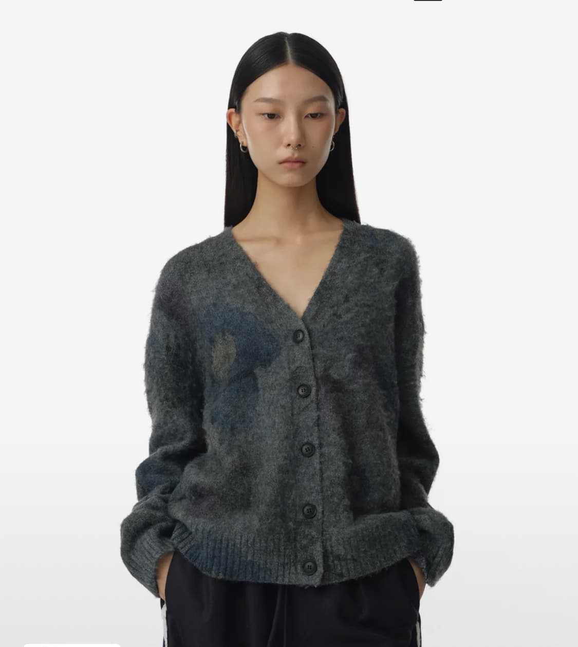 밀로우먼 프린트 루즈 가디건  상품이미지1