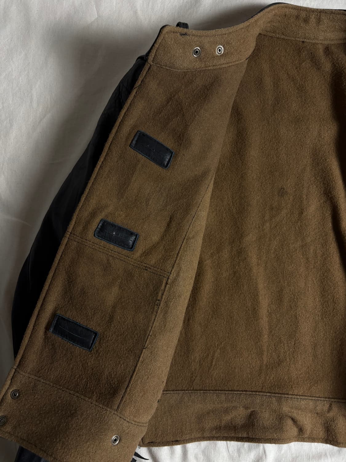 50s Sweden Tanker Genuine Leather Jacket 상품이미지4